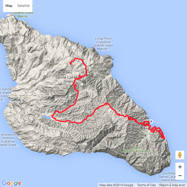 Catalina Island Intermediate Level Guided Mountain Bike Tour